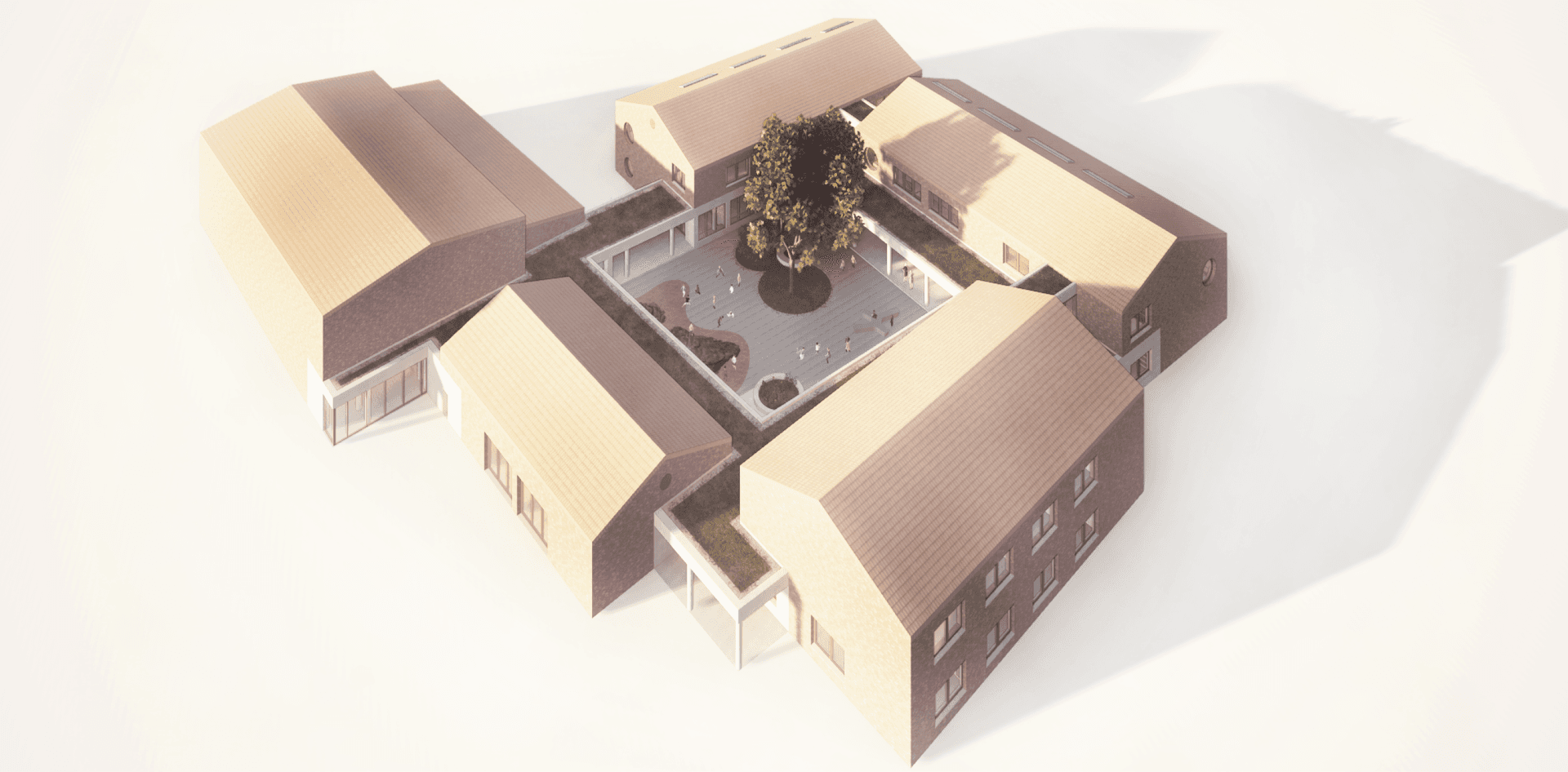 Schule zwischen Dorf und Landschaft